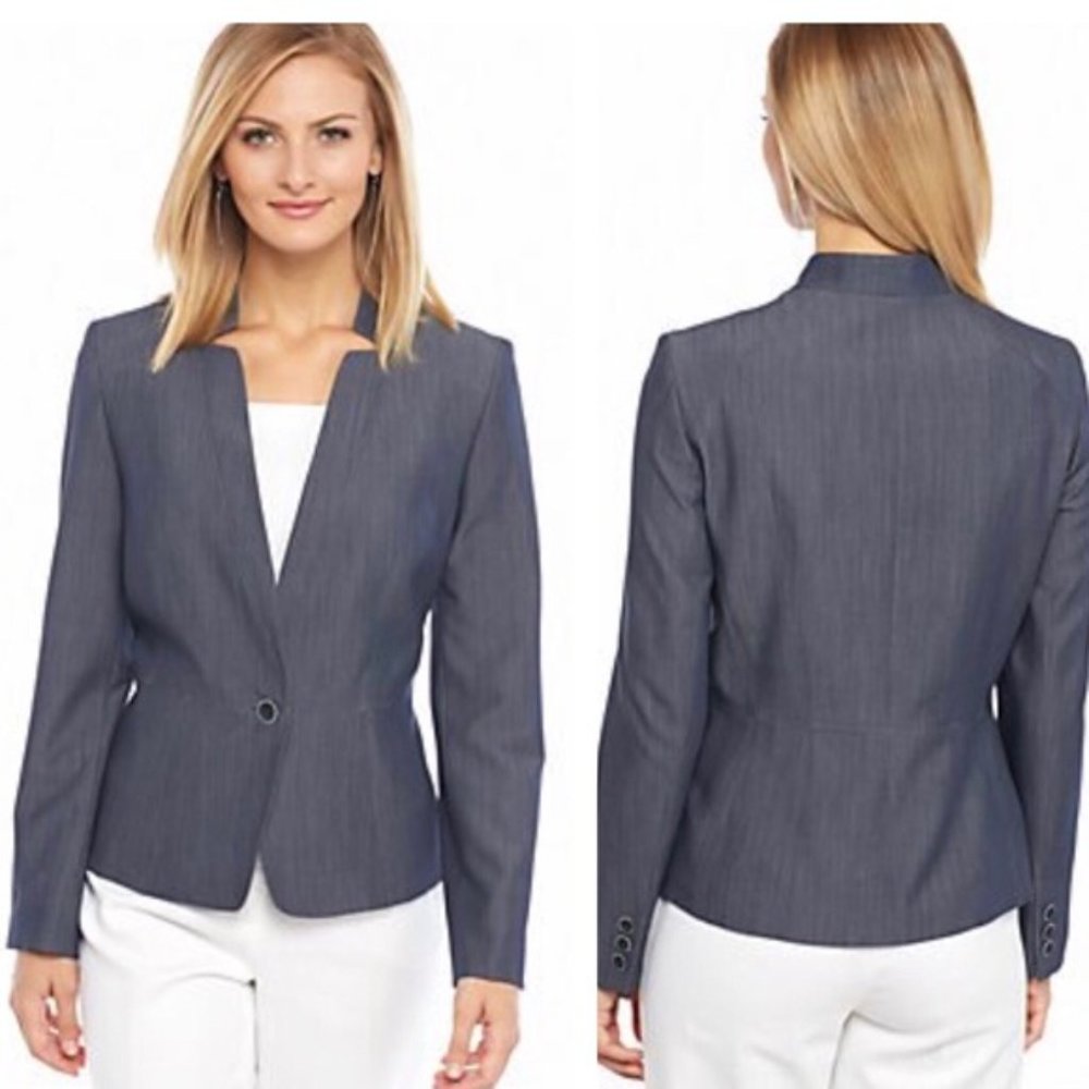 Nine Weat Chambray Blazer